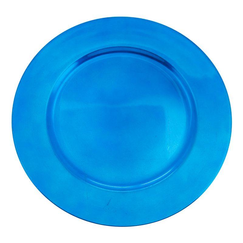 Saro Lifestyle Classic Solid Color Charger Plates