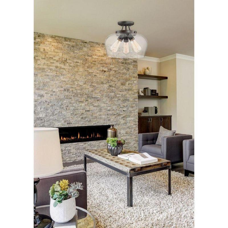 Savoy House Octave 3 - Light Semi-Flush Mount in  English Bronze