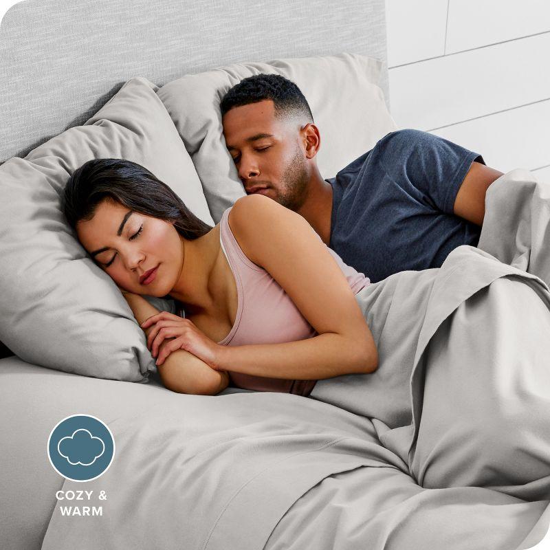 Bare Home 100% Cotton Flannel Pillowcase (Set of 2)