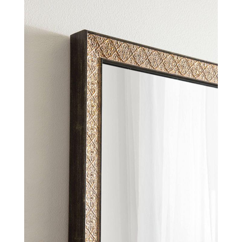 Soniva 20x30 Gold Embossed Ornate Rectangular Wall Mirror