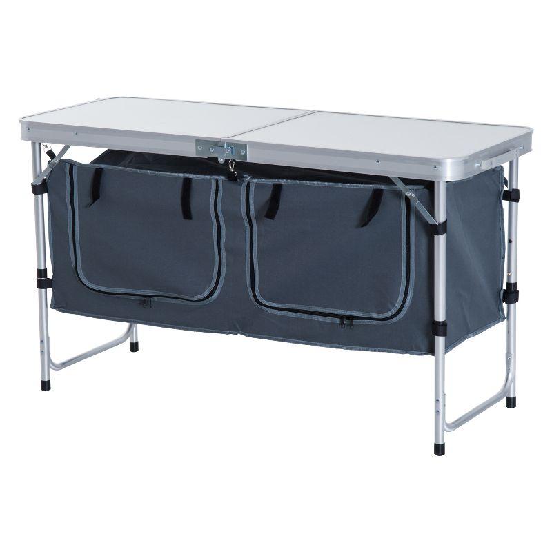 47.2'' Rectangular Adjustable Folding Table