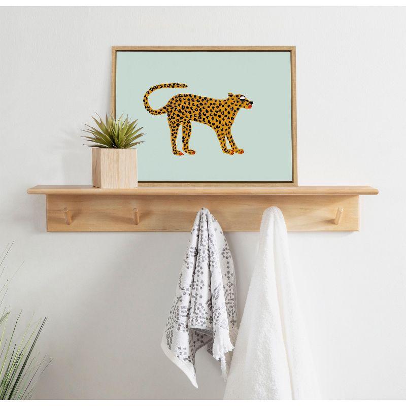 Kate and Laurel " Glam Cat V2 " by Kendra Dandy Of Bouffants And Broken Hearts Painting Print