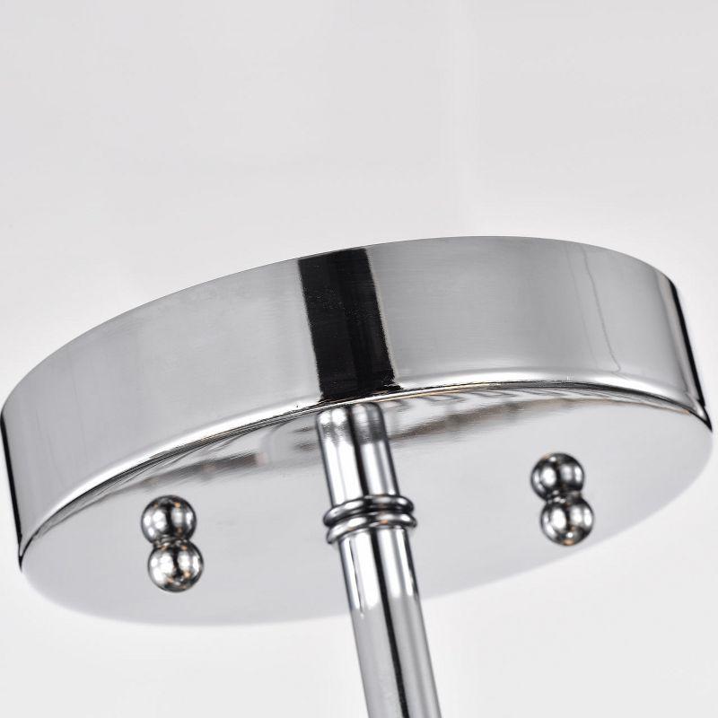 Chloe Lighting Frey Transitional 3 Light Chrome Semi-Flush Ceiling Fixture 16"Wide