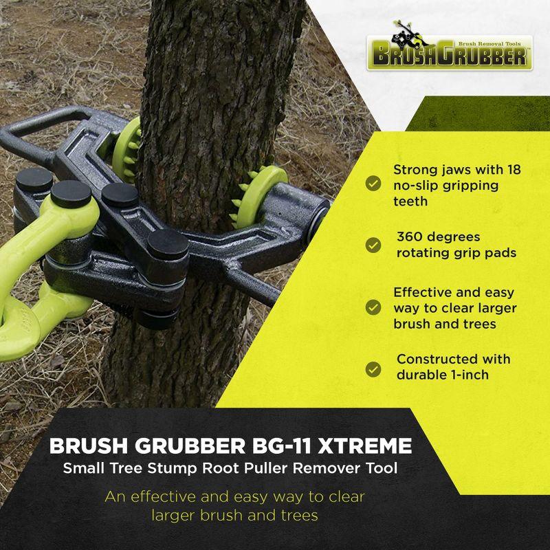 BAC Industries, Inc. Brush Grubber XTREME Brush & Tree Stump Puller Remover Tool w/ Handles
