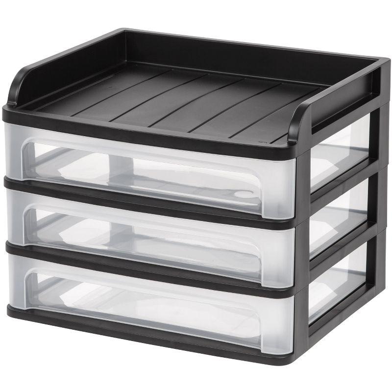 IRIS USA, Inc. Plastic Stackable Desk Organizer