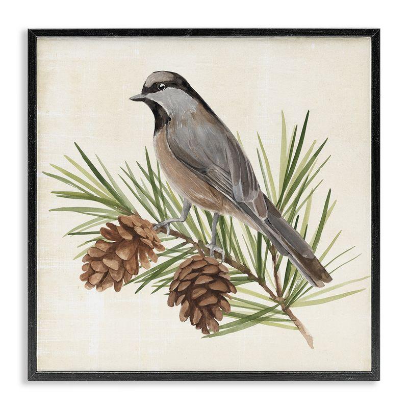 Ax-588-Giclee " Bird On Pine Tree " by Annie Warren