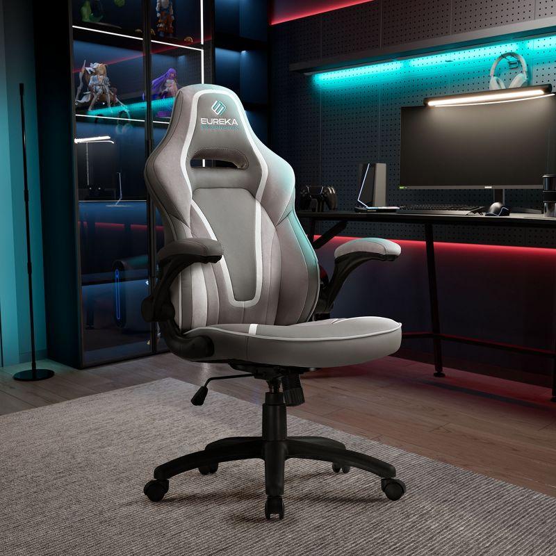 Ivy Bronx Ergonomic Racing Pu Leather Gaming Chair