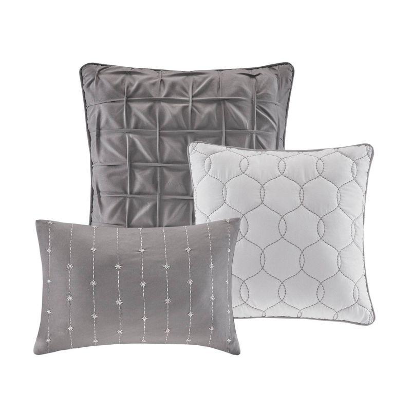 Madison Park Walter 7 Piece Printed Weave Seersucker Comforter Set