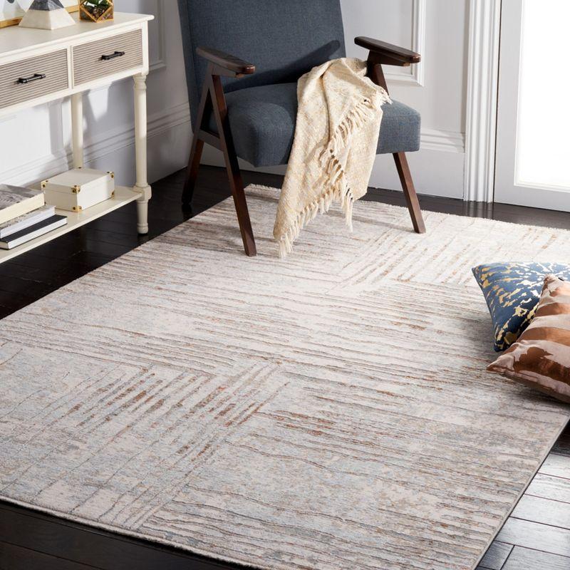 Marmara MRM304 Power Loomed Area Rug - Beige/Blue Rust - 5'x8'2" - Safavieh.