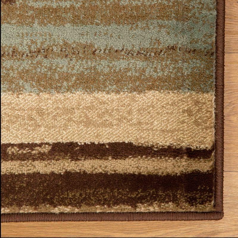 Contemporary Stripes Abstract Lines Indoor Area Rug or Runner