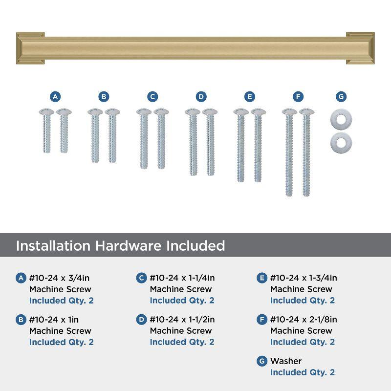 Amerock Appoint 12 inch (305mm) Center-to-Center Champagne Bronze Appliance Pull