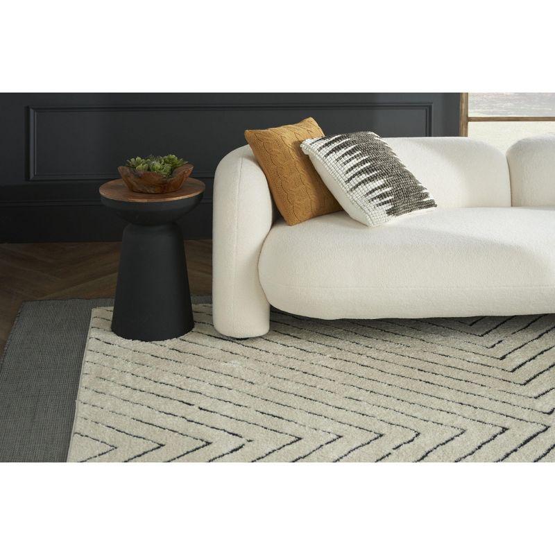 Nourison Positano POS01 Indoor/outdoor Area Rug - Charcoal 7' x 10'