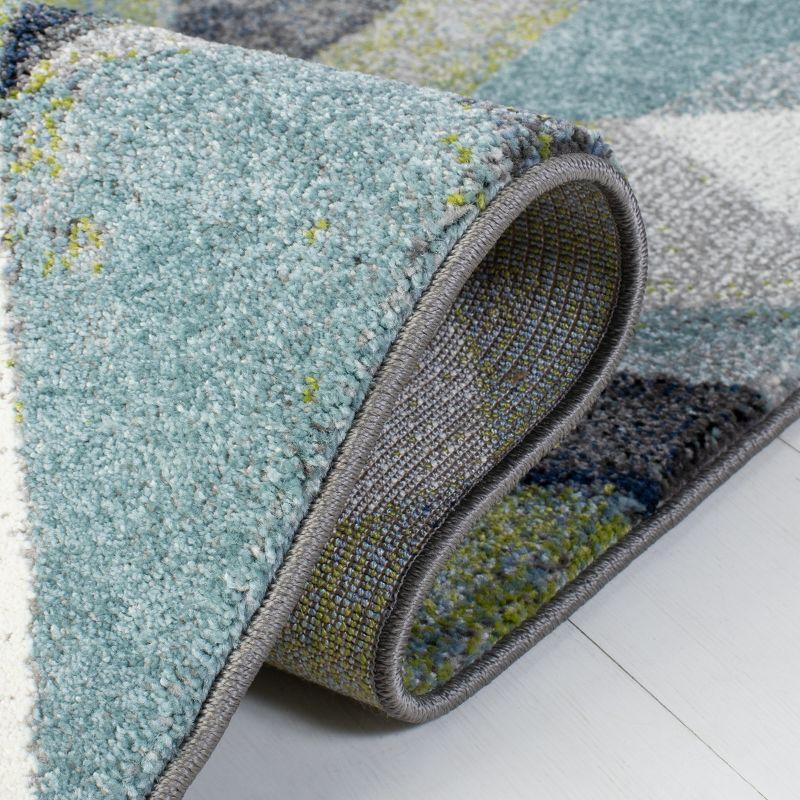 Porcello PRL6940 Power Loomed Indoor Area Rug - 9'x12' - Grey/Blue - Safavieh