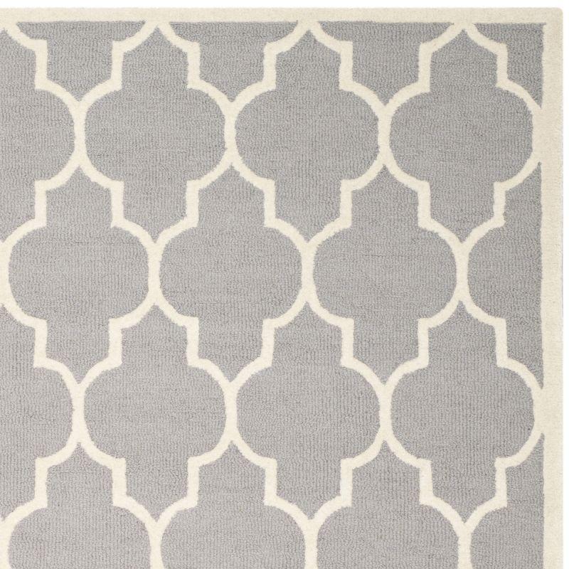 Cambridge CAM134 Tufted Indoor Area Rug - Silver/Ivory - 8'x10' - Safavieh