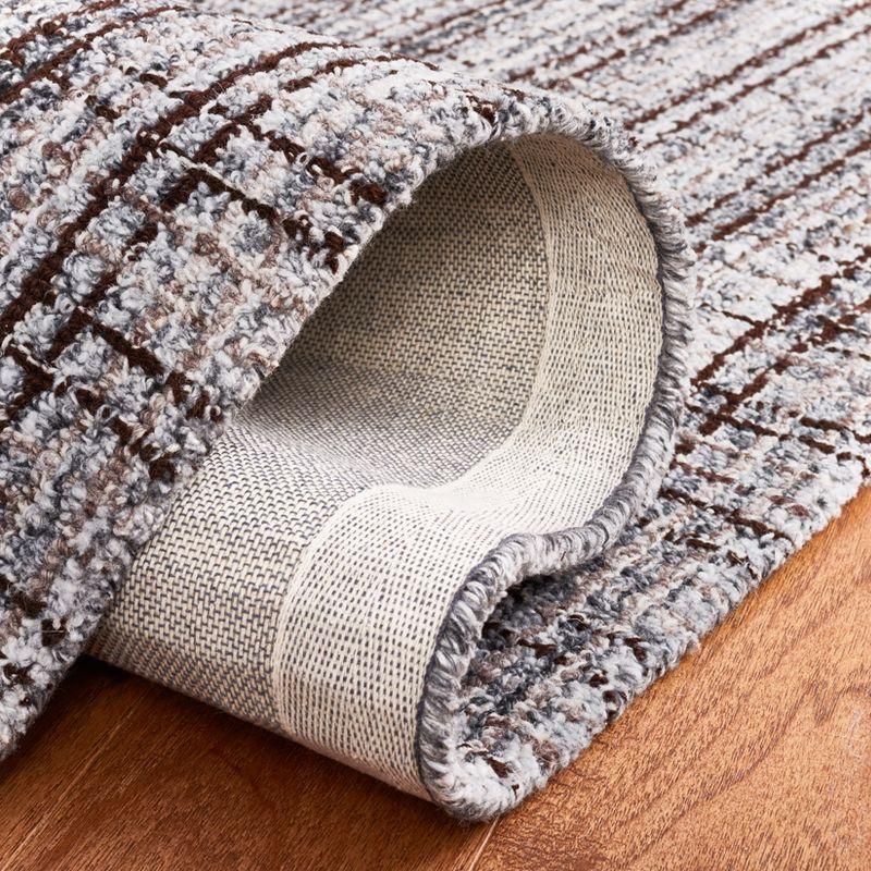 Abstract ABT486 Hand Tufted Area Rug - Grey/Brown - 8'9"x11'9" - Safavieh.