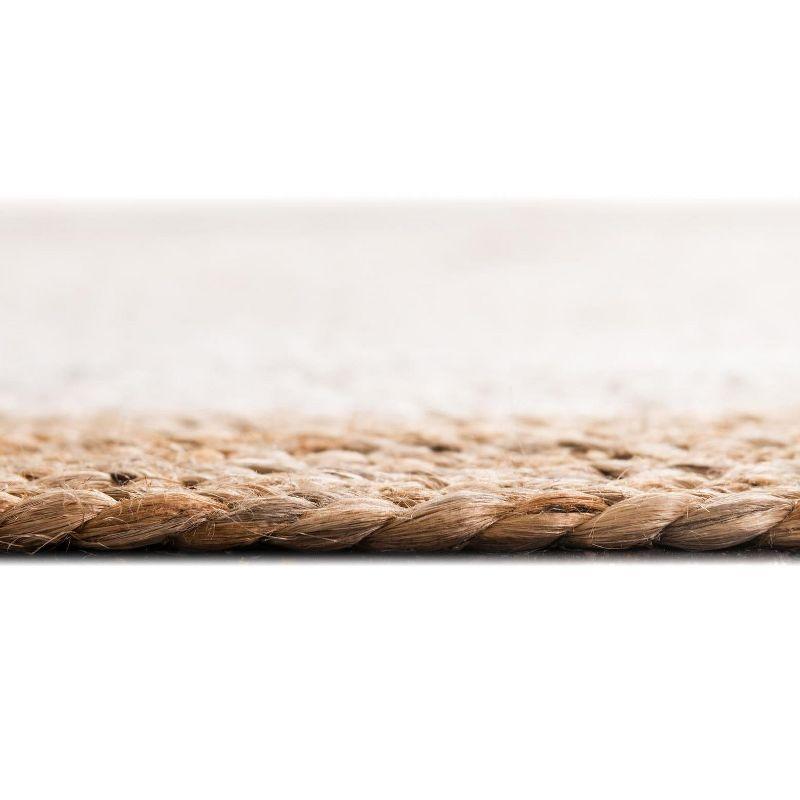 Whittlesey Natural Fiber Hand Woven Jute Solid Color Rug