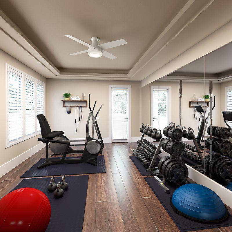 Kieous Gap Ceiling Fan with LED Lights