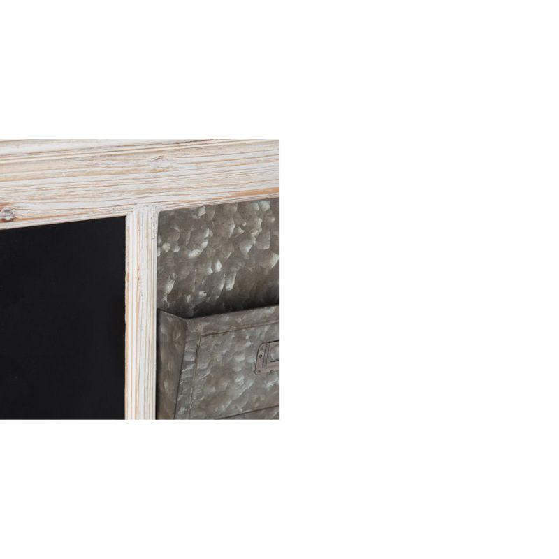 Kate and Laurel Solid Wood Wall Organizer