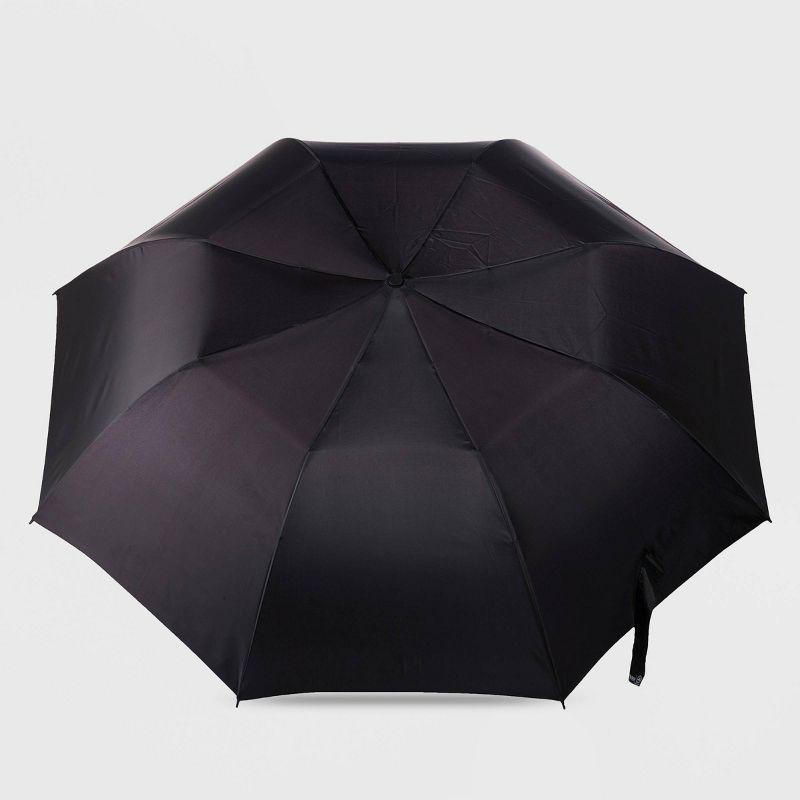 Totes Foldable Compact Umbrella - Black