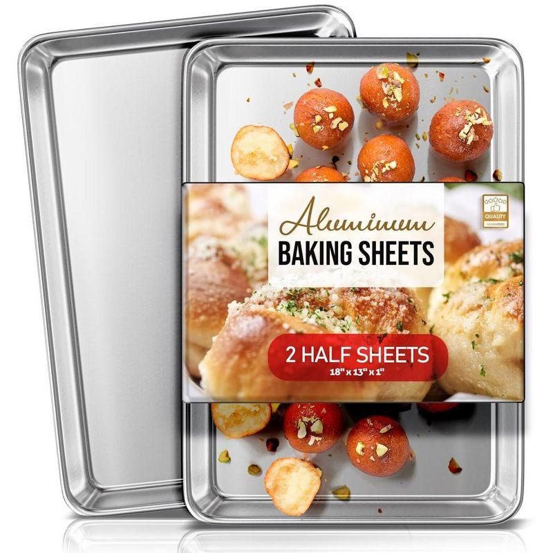 JoyTable Aluminum Non-Stick Half Sheet Pan Set