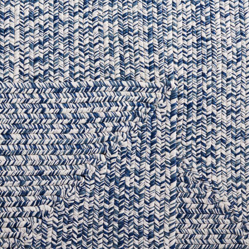 Braided BRA201 Hand Woven Indoor Machine Washable Runner Rug - Dark Blue/Ivory - 2'3"x6' - Safavieh