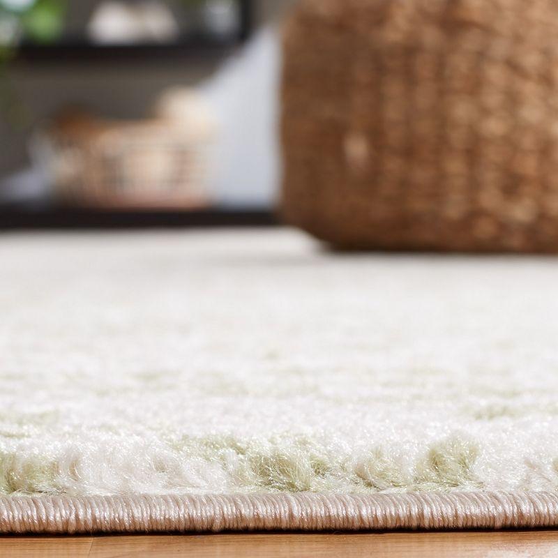 Tulum TUL272 Power Loomed Indoor Area Rug - Ivory/Sage - 5'3"x7'6" - Safavieh