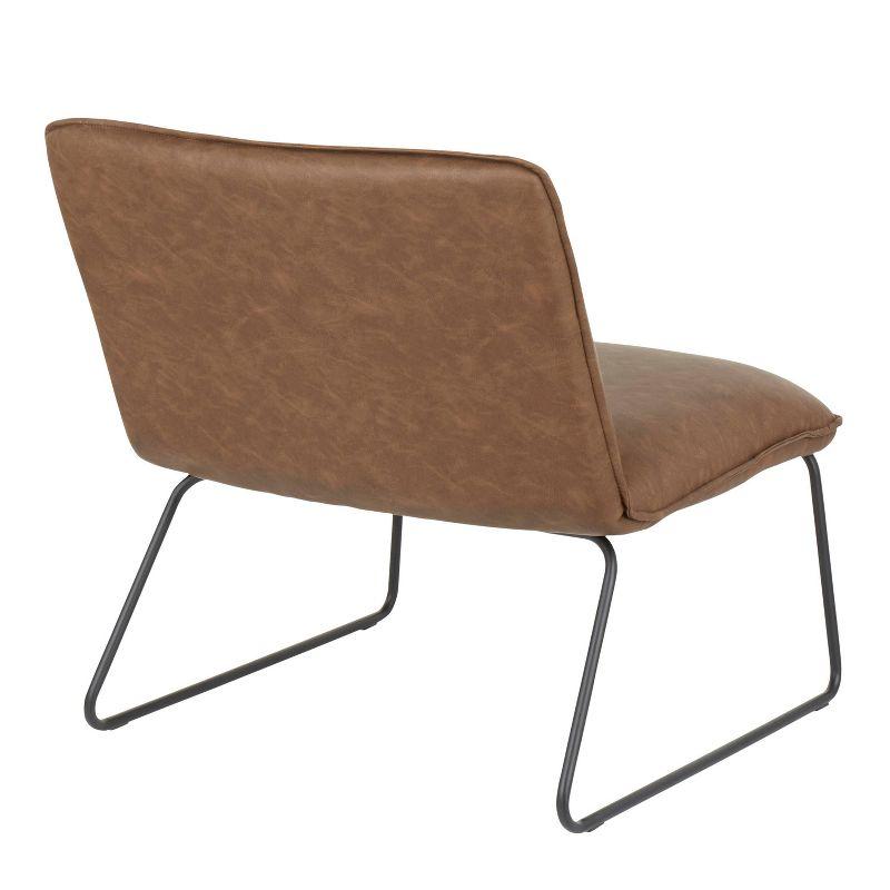 Eaton Faux Leather Accent Chair