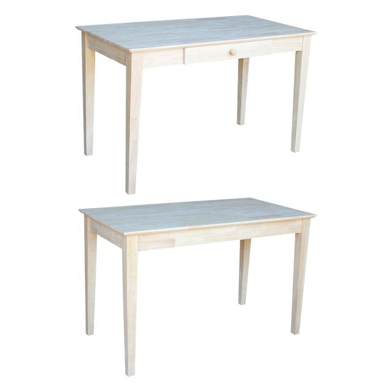 48" Writing Desk Unfinished - International Concepts