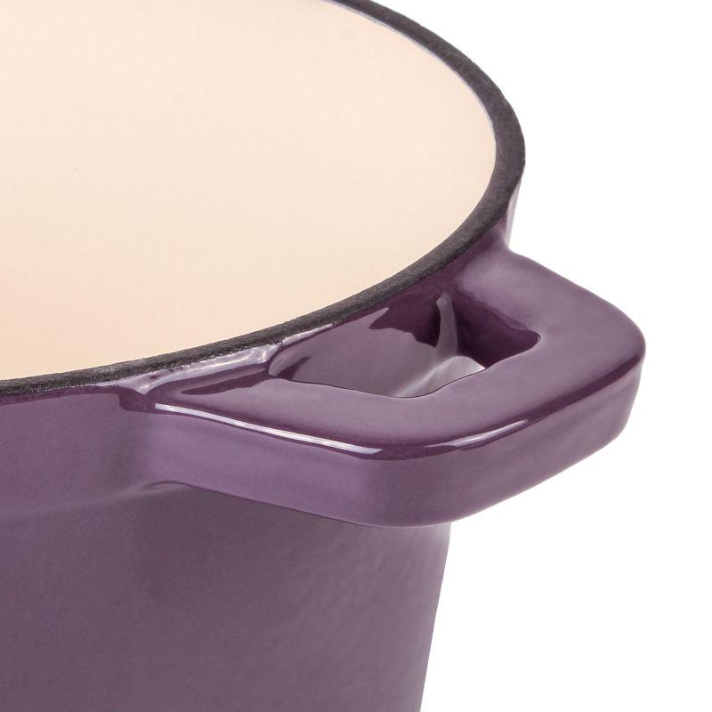 Prep & Savour Neo Cast Iron 3qt. Round Dutch Oven with Lid