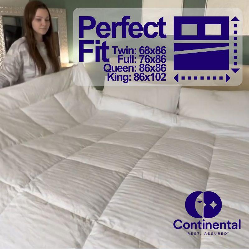 Continental Bedding Affinity All Season Down Alternative Duvet Insert Comforter Twin Size