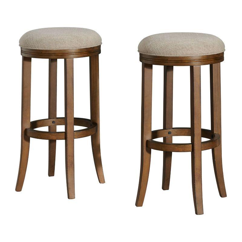 Natick Solid Rubber Wood Counter And Bar Stool