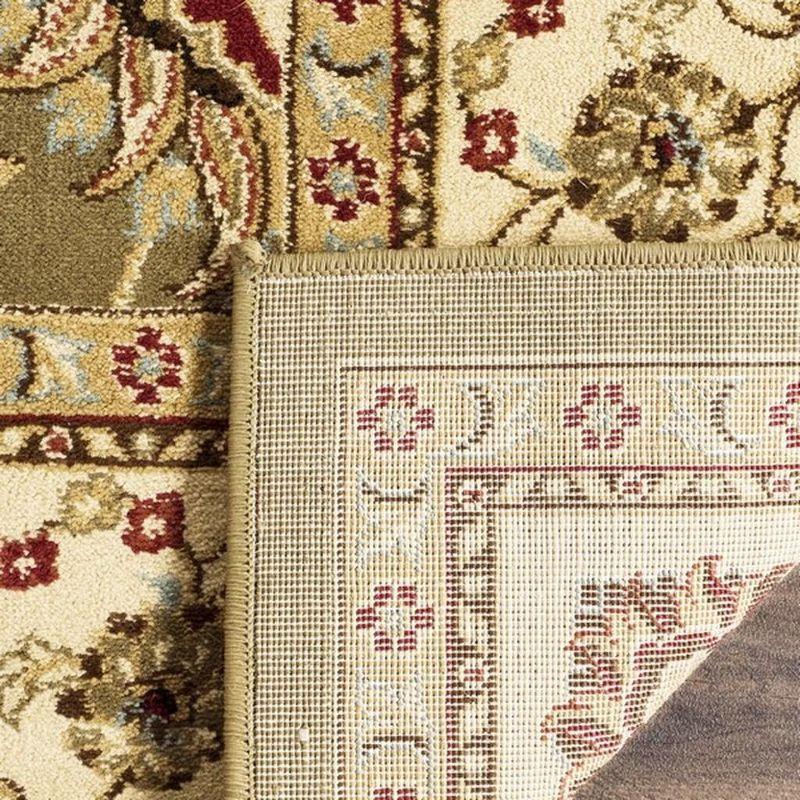Lyndhurst LNH553 Power Loomed Area Rug - Green/Ivory - 4'x6' - Safavieh