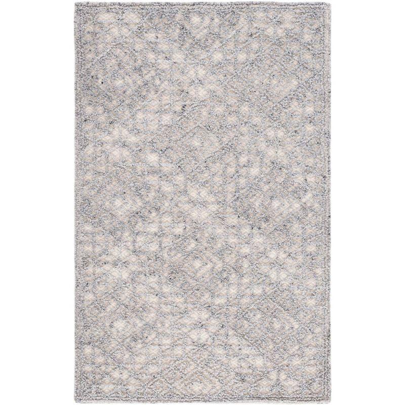 Trace TRC255 Hand Tufted Indoor Accent Rug - Grey/Grey - 2'6"x4' - Safavieh