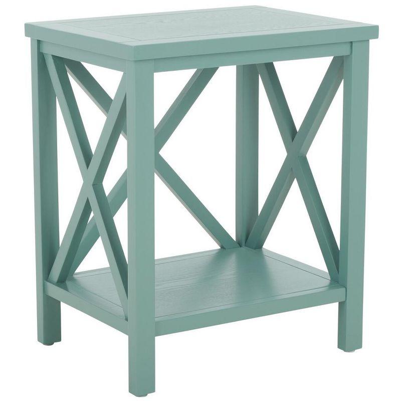 Candace End Table - Dusty Green - Safavieh.