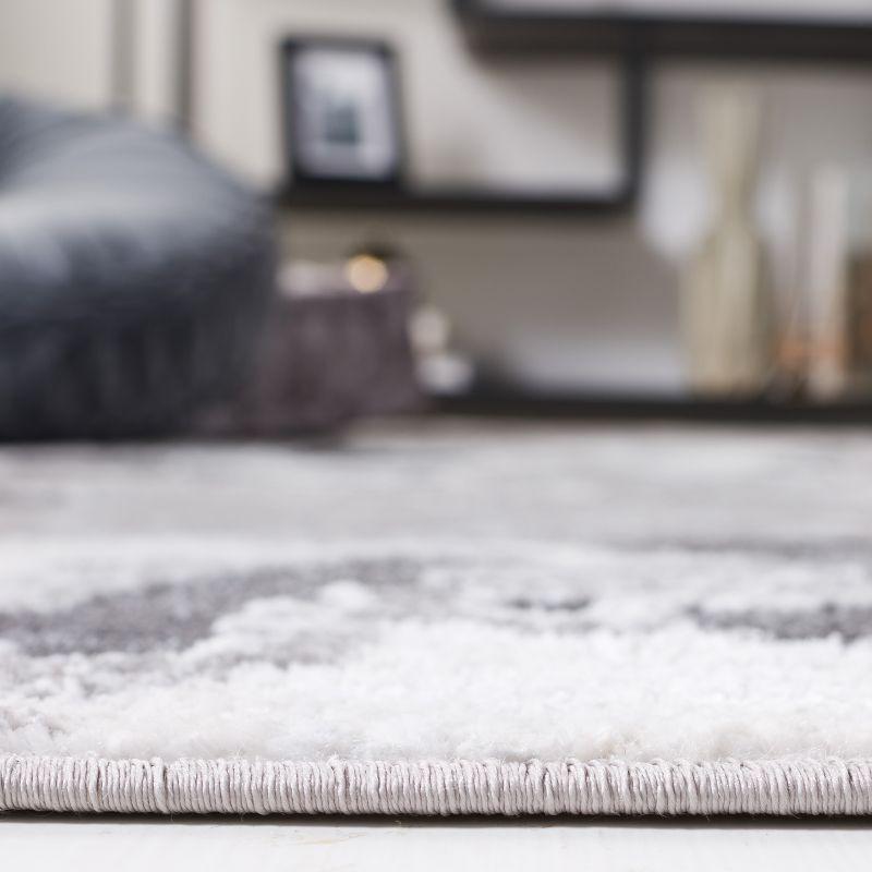 Amelia ALA277 Machine Made Indoor Area Rug - Charcoal/Gray - 6'-7"x6'-7" - Safavieh