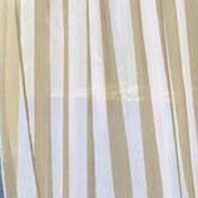 Commonwealth Outdoor Decor Escape Stripe Voile Grommet Top Window Panel, Khaki