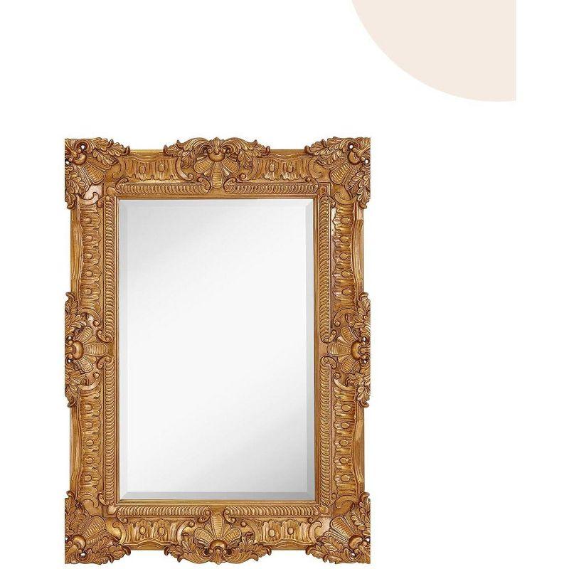 Hamilton Hills Large Ornate Gold Baroque Frame Mirror