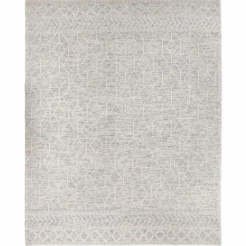 Hauteloom Rectangle Area Rug   White