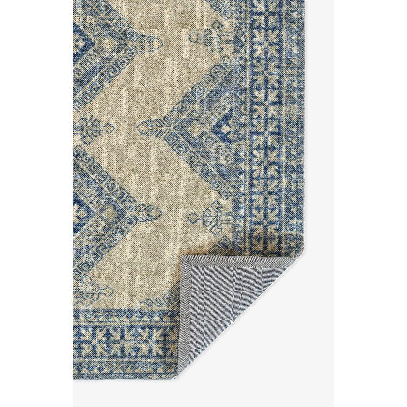 Momeni 3'3"x5' Anatolia Kez Medallion Machine Loomed Area Rug Ivory: Classic Rectangle, Low Pile Wool & Nylon
