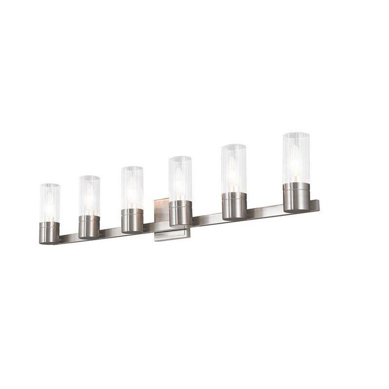 Livex Lighting Midtown 6 - Light Vanity in  Brushed Nickel