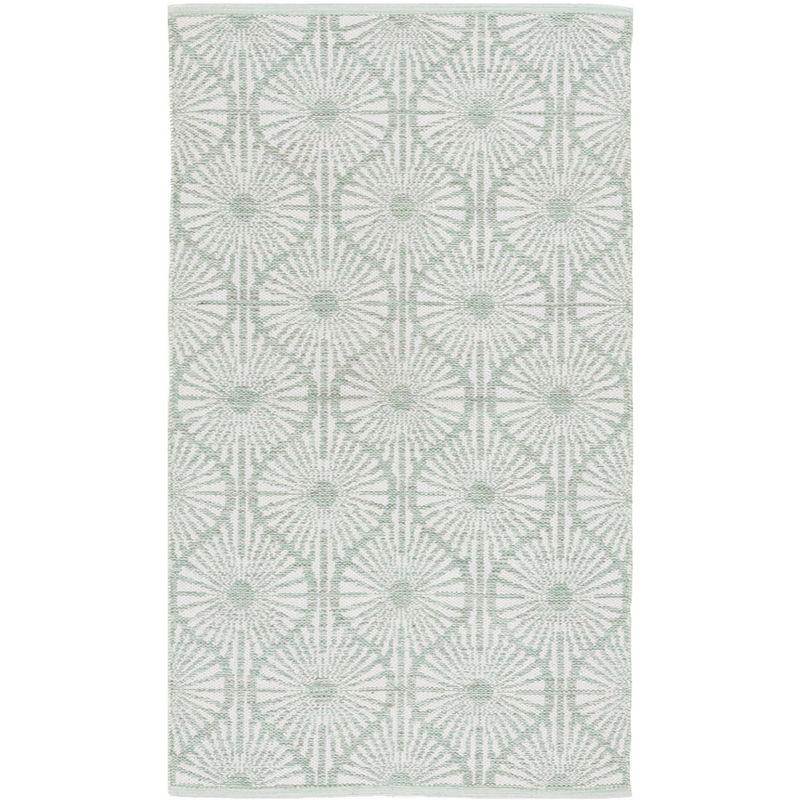 Montauk MTK606 Hand Woven Indoor Accent Rug - Light Green/Ivory - 3'x5' - Safavieh