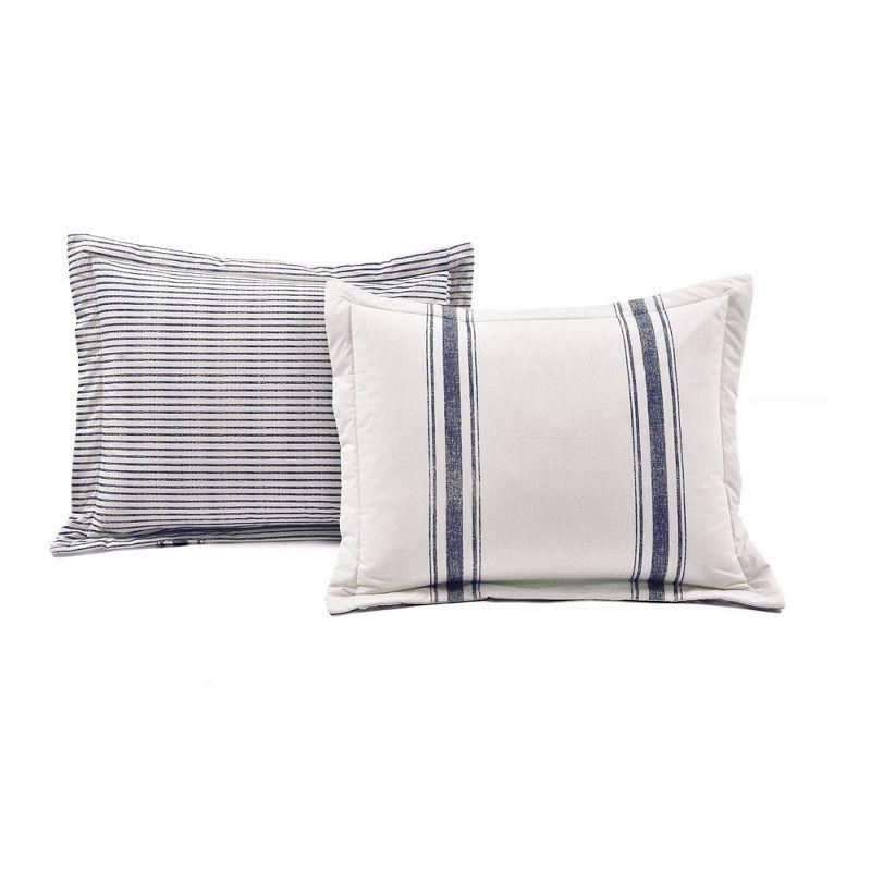 Standard Cotton 460 TC Reversible 3 Piece Duvet Cover Set