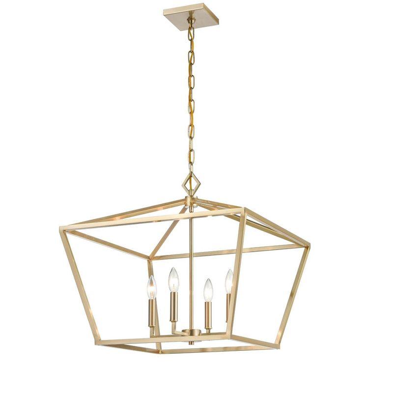 Millennium Lighting 4 - Light Pendant in  Modern Gold