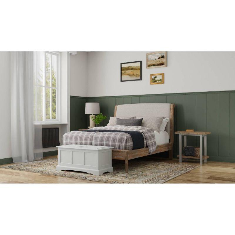 Carolina Living Hayden Blanket Chest Antique Ivory: Adult Assembly, Wood Frame, 100 lb Capacity