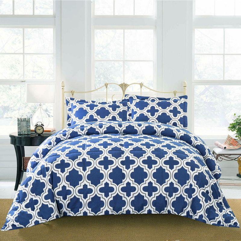 Superior Superior Trellis Trellis Hypoallergenic Down Alternative 3Pc Comforter Set