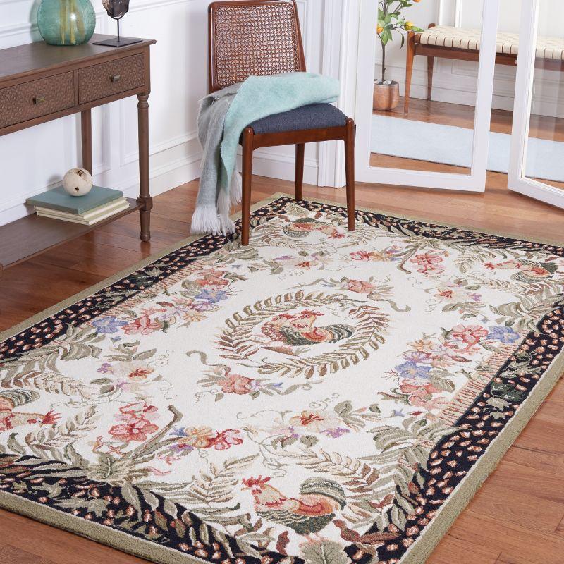 Safavieh Hand Hooked Wool Floral Rug