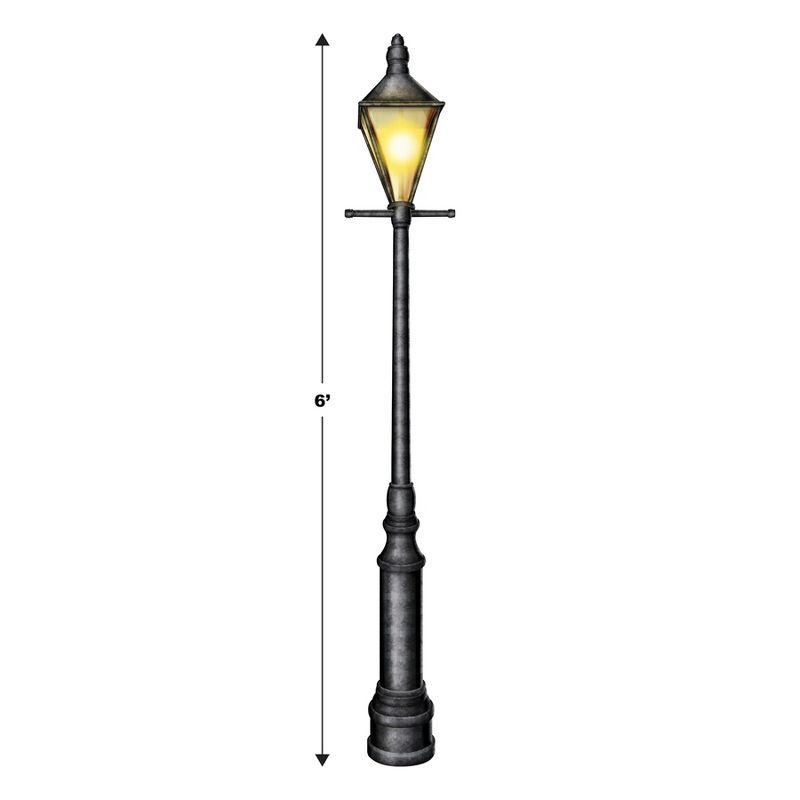 Beistle Jointed Lamppost, 6', (2/Pkg) Multicolored