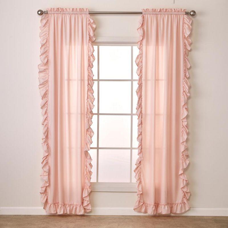 SKL Home By Saturday Knight Ltd Sarah Window Curtain Panel Pair - 2-Pack - Blush