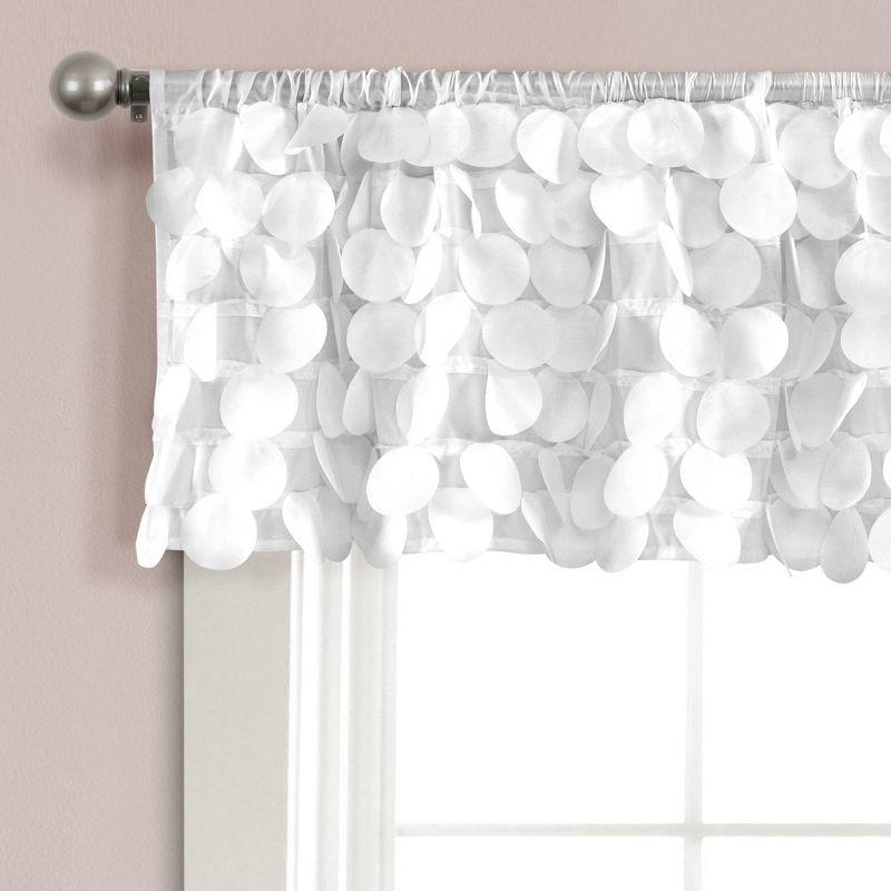 Lush Decor Gigi Scalloped Window Valance