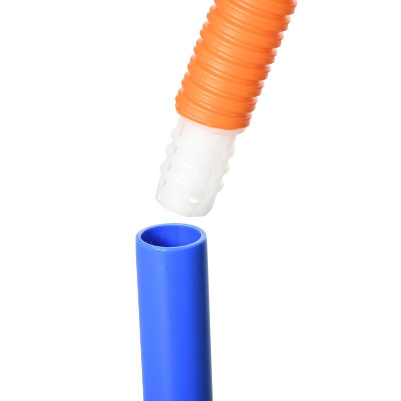 Pawhut Dog Agility Training Equipment, 4 Piece Dog Agility Course For Old Dogs With Carrying Bag, Outdoor Use, Blue